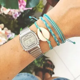 Casio LA-670WA-7SDF Damenuhr Digital - Silber