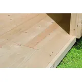 Karibu Gartenhaus-Fußboden 246 x 246 cm Beige