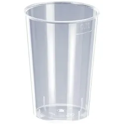 1400x Trinkglas, PS, Spritzguss, klar, 100ml