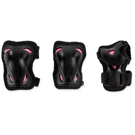 Rollerblade Skate Gear 3 Pack Beschützer Black/Raspberry M