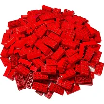 LEGO LEGO® DUPLO® 2x4 Steine Bausteine Grundbausteine Rot - 3011 NEU! Menge 25x - Rot