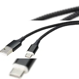 Renkforce USB-A auf USB-C 1 m Schwarz
