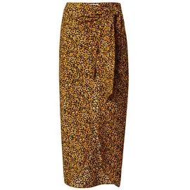 Edited Maxirock Damen Animalprint Blau/Gelb 38