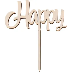 Sallys Cake Topper Sprüche - aus echtem Holz