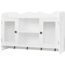 vidaXL Hängeschrank MDF Weiß
