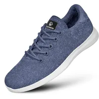 GIESSWEIN Merino Wool Knit Men - Atmungsaktive Herren Sneakers aus Merino Wool 3D Stretch, Sportliche Freizeitschuh, Barfuß- Schuhe - 40 EU