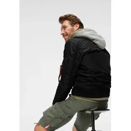 Alpha Industries MA-1 TT Hood black S