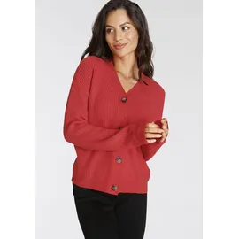 LAURA SCOTT Strickjacke rot XL
