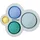 Nattou Pop-it Toy 10 cm Blau