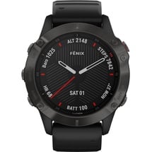 Garmin fenix 6 Saphir schwarz / schiefergrau