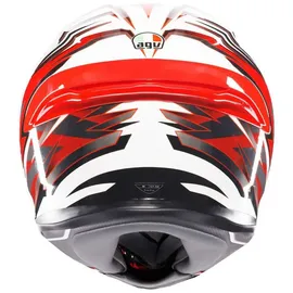 AGV K6 S Reeval E2206 Mplk Integralhelm - White / Red / Grey - XS