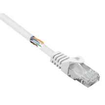 Renkforce RF-5043780 RJ45 Patchkabel CAT 5e U/UTP 2.00m Weiß mit Rastnasenschutz
