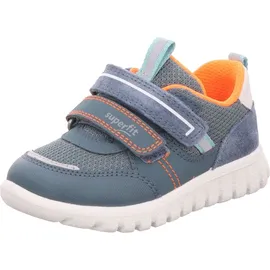 superfit SPORT7 Mini Sneaker, Blau/Orange 8070, 24