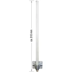 WLAN 802.11 b/g/n Antenne N Buchse 8 dBI omnidirektional starr grau outdoor