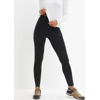 bonprix Thermoleggings Skinny Fit Schwarz 52/54