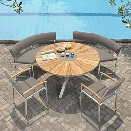 Zebra Technologies Oryx Gartentisch Ø 135 x 76 cm natur