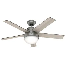 Hunter Fans Stile 117 cm Deckenventilator Silber