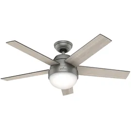 Hunter Fans Stile 117 cm Deckenventilator Silber