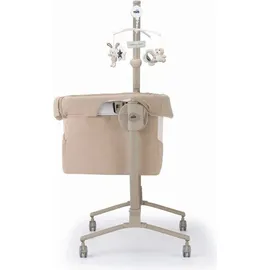 Cam il mondo del bambino Baby Beistellbett Cullami | Mehr Farben verfügbar | inkl. Wippfunktion | 8-fach höhenverstellbar, - Beige