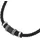 Tom Tailor Halskette 2100700 Schwarz / Leder / Edelstahl