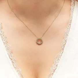 Diamonds by Ellen K. Kette mit Anhänger Gold 375 zweifarbig