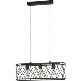 EGLO Giltspur 3-flg. 18 cm oval schwarz