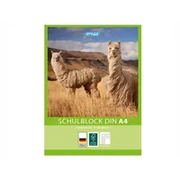 Stylex 40058 Schulblock A4 mit 50 Blatt blanko sortiert