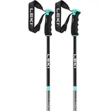 Leki Alpino Leki Neolite Airfoil Stöcke - Gunmetal / Black / Light Turquoise - 125