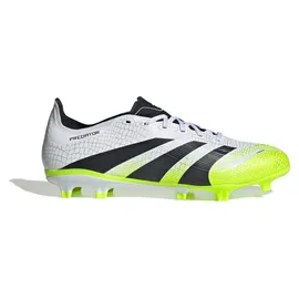 adidas Predator League FG/MG Herren Cloud White/Core Black/Lucid Lemon 46 2/3