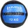 HMS Medizinball Gymnastikball 12 kg Trainingsball (WLB12, 1-St., Ganzkörpertraining), Ideal für intensives Functional Training, CrossFit, Kraftaufbau blau|schwarz