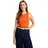 Tom Tailor Top im Racerback-Style Orange M