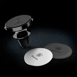 Baseus Magnet phone holder Iron Suit kit Schwarz/Silber