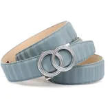 Anthoni Crown Damengürtel Leder blau 100