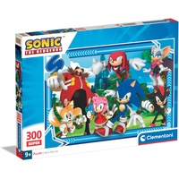 CLEMENTONI 21729 Supercolor Sonic – 180 Teile Kinder 9 Jahre, Cartoon-Puzzle, hergestellt in Italien, Mehrfarbig