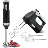 Elegance Set Stabmixer 2 Geschwindigkeiten + Handmixer 5 Geschwindigkeiten 600W