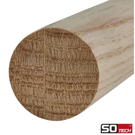 SOTech Holzstab Eiche Ø30 x 1180 mm
