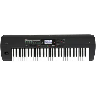 Korg i3 Music Workstation Keyboard - 61 Key - Matte Black