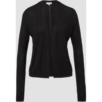 S.Oliver Leichte Strickjacke aus Viskose, schwarz, 44