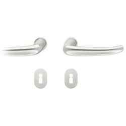 Drückergarnitur 15 1023,rd.,BB,7,schwarz,TS 39-48,o.No.