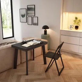 SKRAUT HOME Ausziehtisch 302 x 73 x 90 cm schwarz