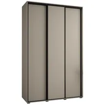 möbel kryspol Schwebetürenschrank Dakota 160 x 235,2 x 45 cm Schwarz