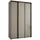 möbel kryspol Schwebetürenschrank Dakota 160 x 235,2 x 45 cm Schwarz