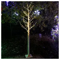 Gartenpirat LED-Baum Birke 180 cm weiß 160 LED warmweiß