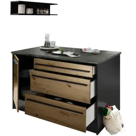 BASIC by Balculina Kochinsel JAZZ 145 x 90 x 90 cm Eiche