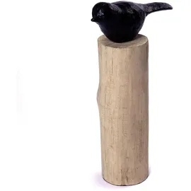creedwood Vogel-Skulpturen-Set, Natur, Holz, 10x30x20 cm, Dekoration, Skulpturen | Dekoobjekte, Skulpturen