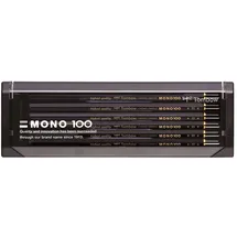 Tombow Bleistift MONO 100 H 12er-Set Schwarz