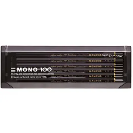 Tombow Bleistift MONO 100 H 12er-Set Schwarz