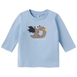 name it - Langarmshirt Nbmdico Dragon in chambray blue, Gr.80,