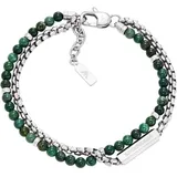 Emporio Armani Armband grün/silber EGS3316040 Größe 18