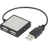 Renkforce 4 Port USB 2.0-Hub Silber